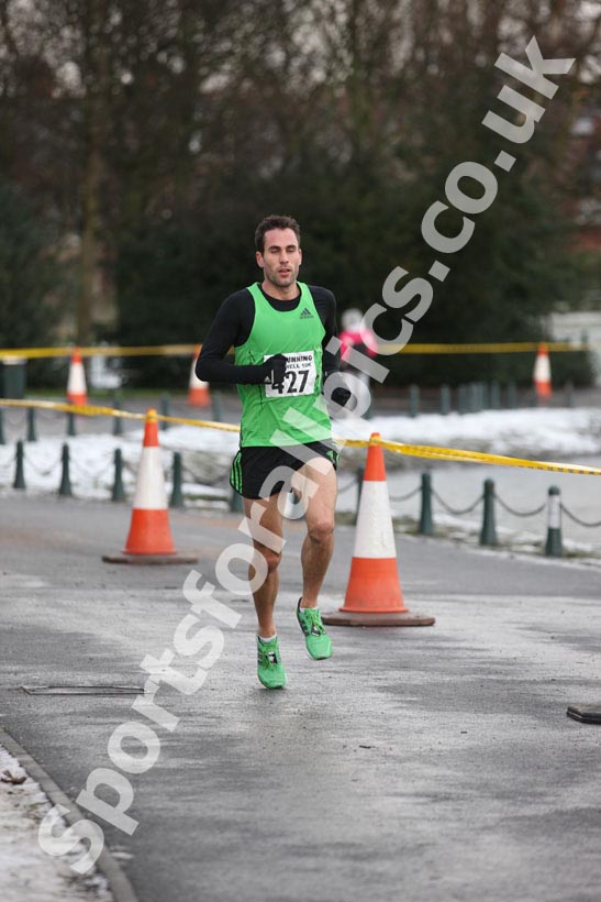 Ryan McLeod on his way to winning the Saltwell 10k Road Race.